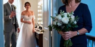 “Minuti pre venčanja moje ćerke, njen verenik ju je nazvao ‘debelom svinjom’ — a onda se hvalio da je koristi zbog para… i ono što sam uradila posle toga pokrenulo je oluju koju niko od njih nije očekivao…