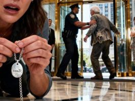 Gurnuli su ga iz predvorja kao da je đubre. „Odlazi, starče — ovo je privatna zgrada!“ zalajao je obezbeđivač, dok su bogati stanari posmatrali sa samozadovoljnim izrazom. Pokušala sam da nateram sebe da odem… dok nisam videla šta je ispalo na mermerni pod: ogrlica. Podigla sam je — i srce mi je stalo. Na privjesku je bilo urezano moje ime. „Nije moguće…“ prošaputala sam, jedva dišući. Jer u tom trenutku sam znala — ovo je otac kojeg sam tražila dvadeset godina…