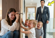 Milijunaš zatekne svoje trojke u suzama kako pokušavaju otvoriti vrata za dadilju koju je maćeha zaključala.