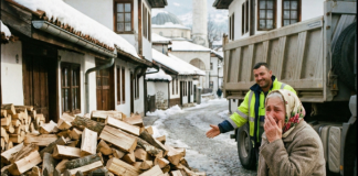 Naručila je samo dva metra drva jer nije imala para za više a kad je kamion stigao mislila je da je greška