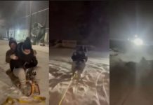 UZNEMIRUJUĆI SNIMAK! Tinejdžerke vrište na sankama, mole vozača da uspori – sekundu kasnije je uslijedio HOROR!