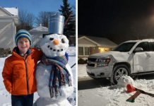 Moj sin je stalno pravio sneška belića, a komšija ih je stalno gazio kolima — ali moj sin je našao rešenje.