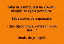 VIC DANA: Baba na samrti