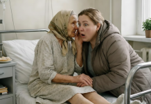 Moj muž je ležao u bolnici sa slomljenom nogom, a u susjednoj sobi bila je starija žena sa istom povredom. Postalo mi je žao nje, pa sam počela donositi hranu tri puta dnevno 😢 Prije otpusta, starica me iznenada uhvatila za ruku i tiho mi šapnula nešto što me šokiralo 😨😱