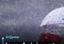 Vremenska prognoza za narednih 15 dana: Promjenjivo vrijeme uz kišu, snijeg i hladna jutra