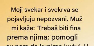 Mislila sam da me svekrva i svekar žele kontrolisati — otkriće koje je promenilo naš odnos