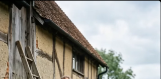 Konj koji je povukao starca sa lestava sekundu pre nego što je munja rascepila krov