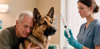 Pas je posljednji put zagrlio svog vlasnika prije eutanazije, a tada je veterinarka iznenada povikala: „Stanite!“ — ono što se dogodilo poslije rasplakalo je cijelu kliniku.