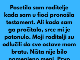 Isključena iz nasljedstva samo zato što sam djevojčica – Moj zivot od trenutka kada sam pronasla testament vise nije isti!