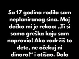 Dala sam svog dvomesečnog sina na usvajanje jer sam izabrala sopstvenu sreću.