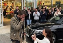 Samohrana majka milionerka zaprosila je beskućnika u centru grada — ali njegov uslov je ostavio sve u šoku.