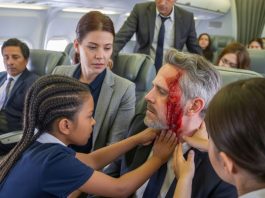 Siromašna crna djevojčica od 12 godina spasila je milijunaša u avionu nakon što je doživio moždani udar — ali ono što joj je zatim šapnuo natjeralo ju je da zaplače…