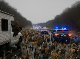 Stotine pasa završile su na autoputu, ometajući saobraćaj: policija i spasilačke ekipe su se dugo trudile da uklone životinje sa puta, ne shvatajući odakle su došle, a kada je istina otkrivena, svi su bili šokirani 😨😱