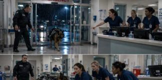 Pas je utrčao u bolnicu sa ogromnom crnom kesom za smeće na leđima: Medicinske sestre su pokušale da ga otjeraju, sve dok jedna od njih nije primijetila nešto čudno u njegovom ponašanju 😱