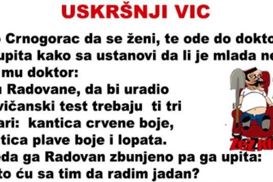 VIC DANA: Uskršnji vic