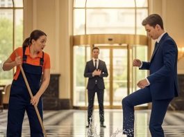 Sin direktora hotela ponižavao je ženu koja je čistila pod, ne sluteći šta će se dogoditi potom.