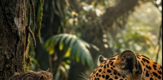Jaguar je pronašao čovjeka kojeg su krivolovci vezali za drvo u najdubljem dijelu džungle i ostavili na miru: ali ono što je predator učinio šokiralo ga je 😨😲