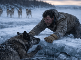 Jedan čovek je spasio trudnu vučicu koja je tonula u ledenu vodu, ali nije mogao ni da zamisli kakva će noćna mora ovaj čin dobrote postati za njega… 😱😲