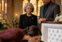 Na sprovodu moje kćeri, ljubavnica njezina muža nagnula se prema meni i šapnula: „Pobijedila sam“… Sve dok odvjetnik nije istupio naprijed i pročitao oporuku😕