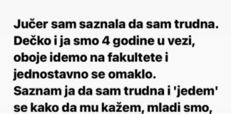 Ostala je TRUDNA i rešila je da KAŽE dečku ali ono ŠTO joj je REKAO nakon TOGA će PAMTITI dok je ŽIVA!