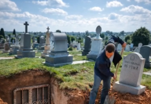 Unuk je iskopao grob svog dede i otkrio ispod njega skrivena vrata: kada je otvorio vrata, njegov vrisak se razlegao po celom groblju 😯😱