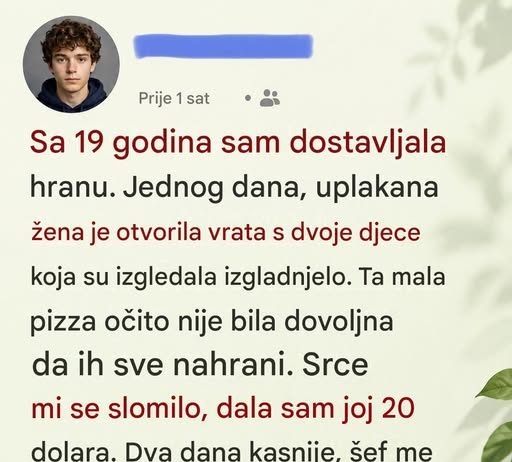 Mali gest dostavljača koji je pokrenuo lavinu dobrote