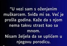 “U tajnoj vezi sam sa ozenjenim muskarcem a onda mi se javila njegova jadna zena…” “U tajnoj vezi sam sa ozenjenim muskarcem a onda mi se javila njegova jadna zena…” - featured image