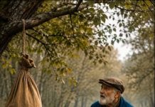 Starac je ugledao čudnu vreću kako visi sa grane drveta i, iz znatiželje, odlučio da pogleda unutra. Ali samo sekundu kasnije, pobjegao je iz šume u strahu. Ono što je otkrio iznutra ispostavilo se da je prava noćna mora… 😨