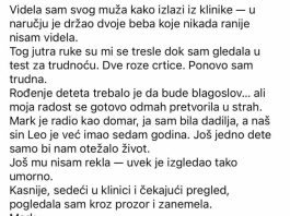 Videla sam muškarca sličnog mom mužu kako izlazi iz klinike sa dvoje beba koje nikada ranije nisam videla…