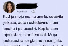 Naslijedila je samo stari šal nakon majčine smrti, a nekoliko sedmica kasnije jedan telefonski poziv promijenio je njen pogled na sve