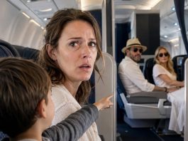 Tri godine vjerovala sam da sam udovica koja sama odgaja sina. A onda je moj devetogodišnji sin pokazao prema neznancu u avionu i prošaptao četiri riječi od kojih mi se sledila krv u žilama: