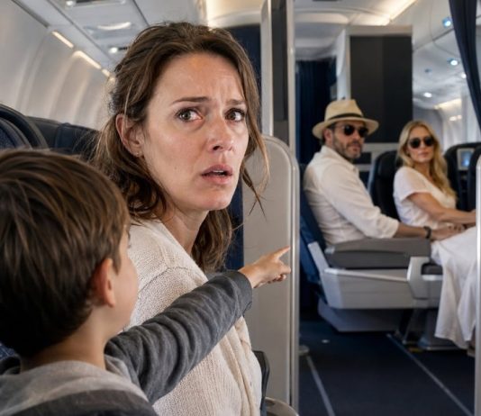 Tri godine vjerovala sam da sam udovica koja sama odgaja sina. A onda je moj devetogodišnji sin pokazao prema neznancu u avionu i prošaptao četiri riječi od kojih mi se sledila krv u žilama: