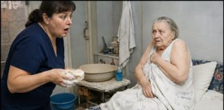 „Ne diraj tamo!“ — molila je 75-godišnja baka kada je njegovateljica došla da je okupa. Pune tri godine nije dozvoljavala nikome da joj priđe. Čim je sapunala spužvu, ugledala je ONO… 😲😲😲