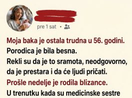 Baka je sa 56 godina saopštila da očekuje blizance, a njena odluka podelila je celu porodicu