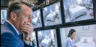 **Milijarder se pretvarao da odlazi u Europu… Ali ono što je vidio na skrivenim kamerama između svoje kućne pomoćnice i svojih kćeri ostavilo ga je bez riječi.**