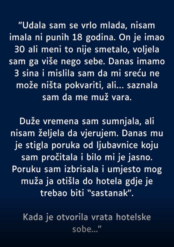 “Sa samo 18 godina udala sam se, on je duplo stariji a to mi nije smetalo tada…” - featured image “Sa samo 18 godina udala sam se, on je duplo stariji a to mi nije smetalo tada…” - featured image