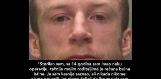 “Sa 14 godina sam imao neku operaciju