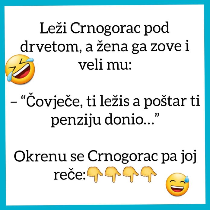 VIC DANA: Crnogorac i penzija - featured image VIC DANA: Crnogorac i penzija - featured image