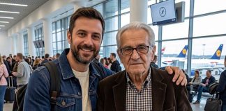 Na aerodromu sam pomogao jednom starijem čoveku — nekoliko minuta kasnije uzeo je moj telefon i pozvao policiju.