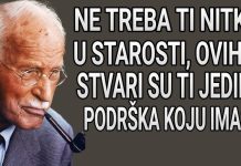 U starosti ti ne trebaju prijatelji, djeca, muž ili žena, već ovih 5 stvari