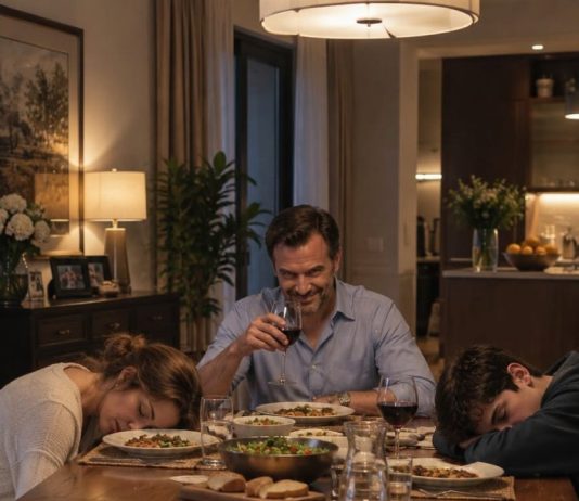 Počela sam da sumnjam da moj suprug stavlja tablete za spavanje u večeru koju priprema za našeg sina i mene, pa sam jedne večeri odlučila da se pretvaram da sam pojela sve što je spremio, a zatim sam spustila glavu na sto i „zaspala“ baš kao i naš sin. Ali kada se moj suprug uverio da smo oboje bez svesti, uradio je nešto što me je zaista prestravilo. 😨