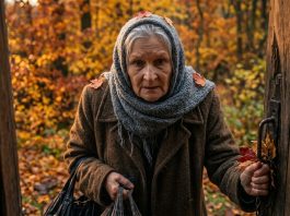 U dva sata ujutro otvorila sam vrata nepoznatoj starijoj ženi s štakom i ogromnom torbom, iako sam bila sama u kući s četvoro djece – a ujutro me čekao pravi užas 😢😨