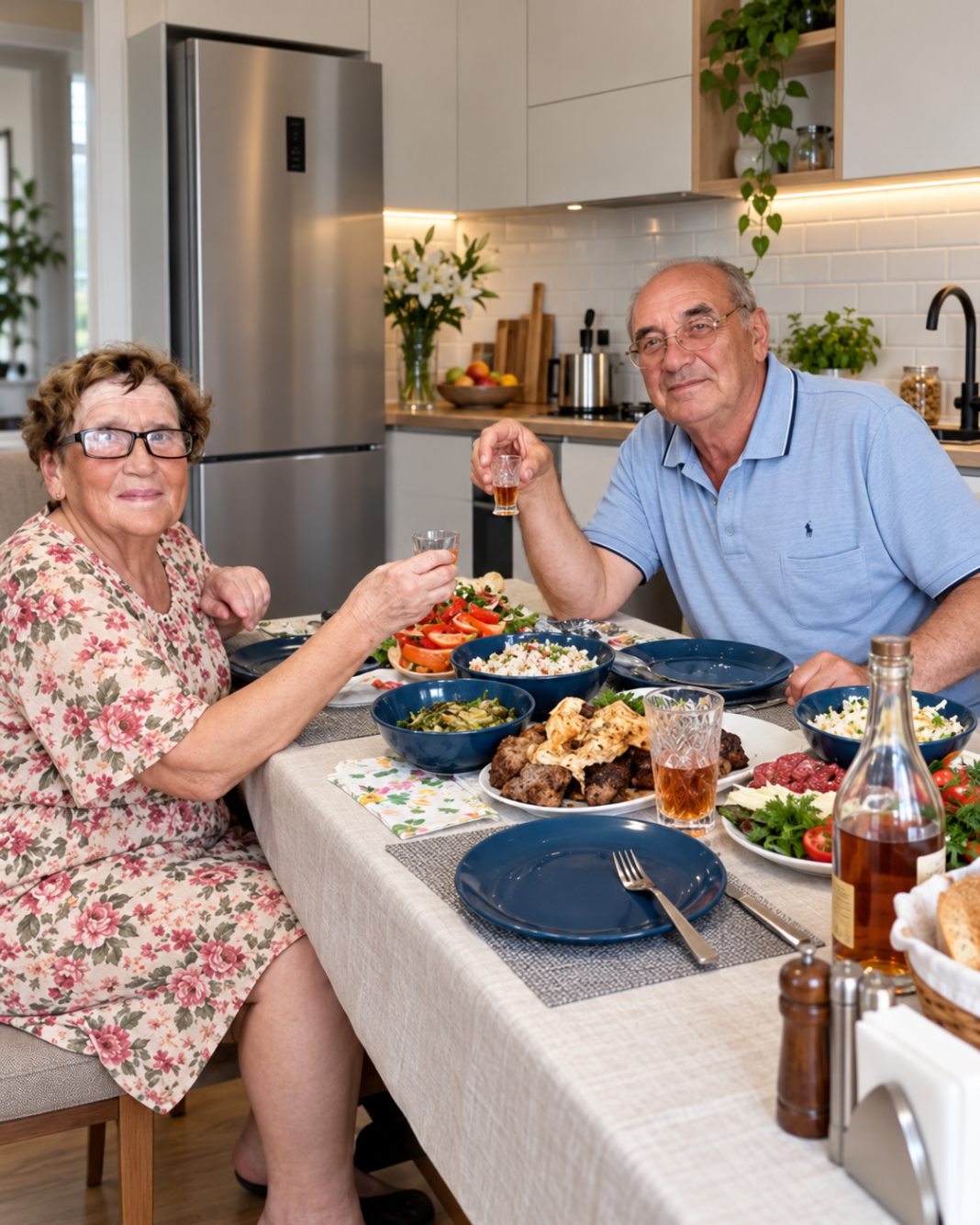 Cozy Kitchen Toast with Homemade Feast