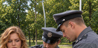 Dva saobraćajna policajca zaustavila su mladu ženu bez ikakvog očiglednog razloga, grubo je pritisnula uz automobil i stavila joj lisice na ruke. Međutim, kada je jedan od policajaca, na njen zahtjev, posegnuo u džep njenog šorca, obojica su se ukočila od šoka kada su vidjela šta se unutra nalazi. 😱😱
